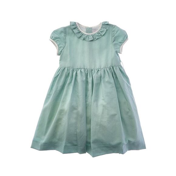 Pepa London GirlsOccasion Linen-Blend Dress Blue